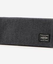 porterの黒い長財布の画像