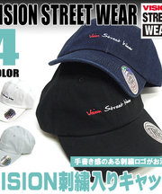VISION STREET WEARの白いキャップ の画像