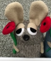 ネズミのぬいぐるみの画像