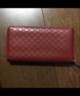 赤い長財布 GUCCIの画像