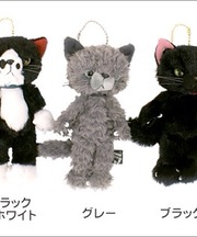黒猫のキーホルダーの画像