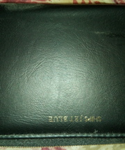 黒い長財布の画像