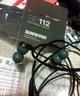 SHUREのイヤホンSE112。黒の巾着袋に閉まってあります。袋ごと落としましたの画像